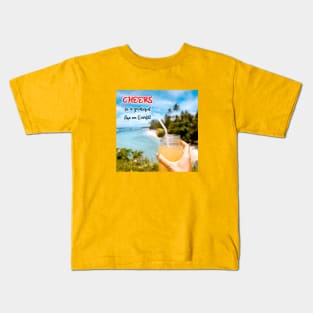 Cheers to a Grateful Life on Earth Kids T-Shirt